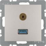 Berker USB/3,5mm Audio        3315391404 
