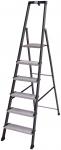 KRAU SECURO-Alu-Leiter 6 Stufen   126443 