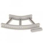 Flachbogen 45  halogenfrei grau 85x500 R 