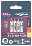 Ansmann   Li-Ion Akkus Micro AAA Typ 500 