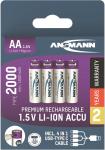 Ansmann   Li-Ion Akku Mignon AA Typ 2000 