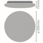 LEDV SF CIRCULAR IP44 weiss D=350mm 