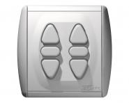 SOMFY Schalter 2-fach Inis Duo   1800015 