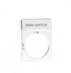 ABB Textschild silber f. OH2_    OPS2EN1 