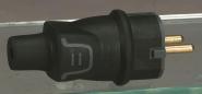 Legrand 050342 Gummistecker schwarz 