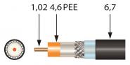 Televes Koaxkabel 100m Spule  SK2003plus 