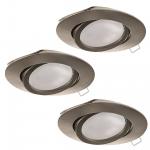 EGLO SET 3xEinbauspot GU10-LED 5W  31689 