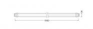 LEDV LED Tube EM Value 25,9W/830 (58W) 