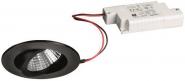 BRUM LED-Einbaustra. IP65 schwarz DAMITA 