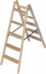 Krause Holz-Kombi-Doppelleiter 2x5 
