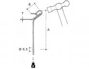 Niedax E-KLIPS Flanschkralle 45°  RM-055 