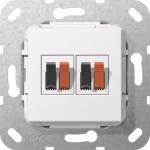 GIRA 569303 Lautsprecheranschluss 2fach 