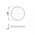 Albert G 488, Glasscheibe d =   90220488 