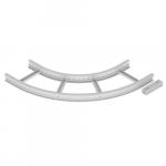 Flachbogen 90  halogenfrei grau 85x400 R 