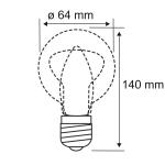 Paulmann LED ST64 680lm E27 6,5W   28717 