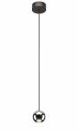 BRUM LED-Pendelleuchte sw/chrom 12119823 