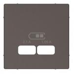 Merten Zentralplatte f.USB  MEG4367-0414 