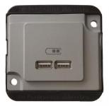 Merten USB Ladestation,     MEG4366-7060 