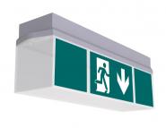 RP RZ-Leuchte Decke EB + SC/3h KWID413SC 
