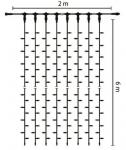 S&H LED Drape Lite 1200 2x6m 230V  59292 