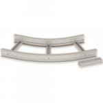 Flachbogen 45  halogenfrei grau 85x400 R 
