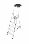 KRAU SECURY Alu-Leiter 5 Stufen   126535 