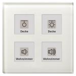 MDT BE-GT04W.01 Glastaster 4fach Plus 