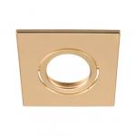 SLV Abdeckring gold matt eckig   1007194 