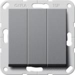 GIRA 283228 Wippschalter 3fach Wechsel 