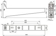 Unex isol. Ausleger lichtgrau      66603 