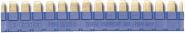 Finder Kammbrücke 16-polig blau 