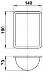 ALBE Opalglas, G-107 90210107   90210107 