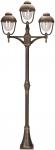 ALBE Mastleuchte Alu braunmessing 652041 