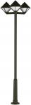 ALBE Mastleuchte 3x75W schwarz    662052 