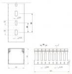 Unex Verdrahtungskanal RAL7030  40.40.77 