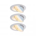 Paulmann LED Einbauleuchte 3er-Set 92256 