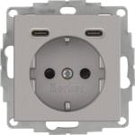 Berker Steckdose SCHUKO/USB CC  48151404 