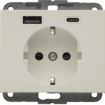 Berker Steckdose SCHUKO/USB AC  48147009 