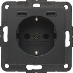 Berker Steckdose SCHUKO/USB CC  48151606 