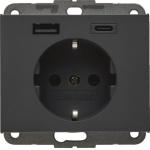 Berker Steckdose SCHUKO/USB AC  48147006 