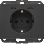Berker Steckdose SCHUKO/USB CC  48157006 