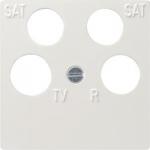 GIRA 025903 Zentralplatte 4fach 