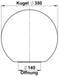 ALBE PMMA Kugeln, Opal, D = 350 90260074 