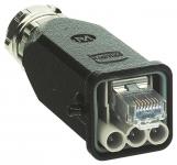 HART HAN 3A RJ45 HYBRID   09573080501000 