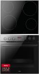 AMICA EHIX933133S sw Einbau-Herdset 