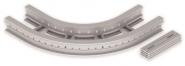 Unex Flachbogen 90  lichtgrau   67206-04 