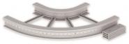 Unex Flachbogen 90  lichtgrau   67626-04 