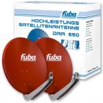 Fuba DAA 650 RR Satellitenantennen rot 
