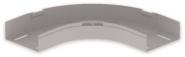 Unex Flachbogen 90° lichtgrau      66160 