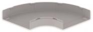 Unex Flachbogen 90° lichtgrau      66430 